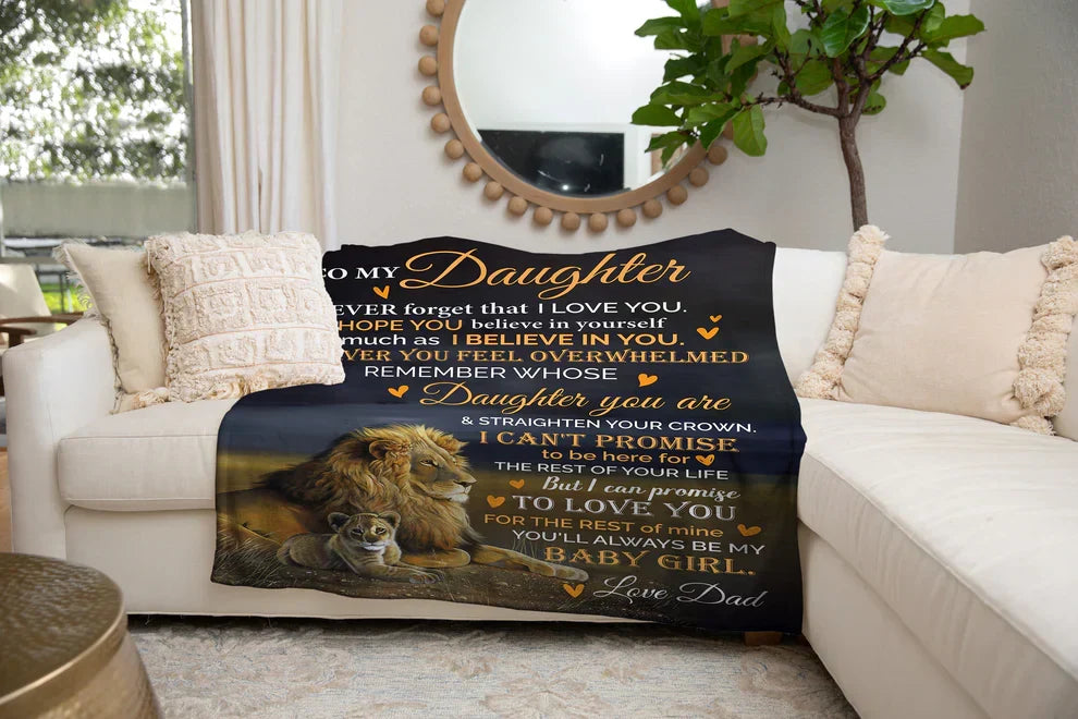 Special Gift For Your Daughter Blanket - From Dad (SKUB11-38)