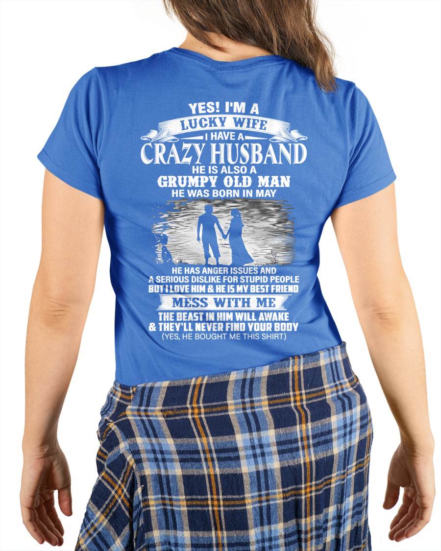 May - Grumpy Old Man - Perfect Gift For Your Wife – HL05 (SKU2608-39-05)