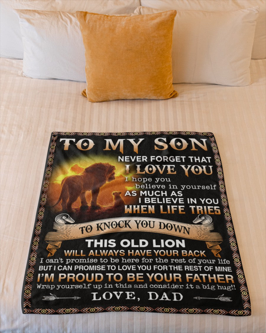 To my Son From Dad - Blanket (SKUB06-54)
