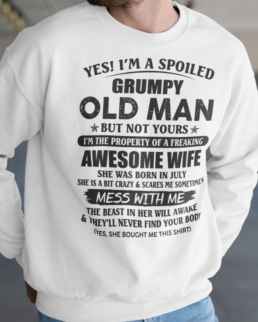 Awesome wife July- Perfect gift for your husband - HL07 (SKU96-68-07)