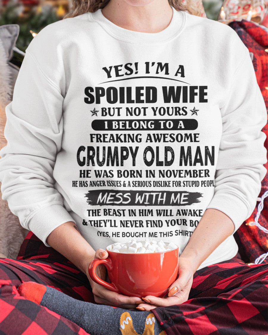 Grumpy Old Man November – Perfect gift for your wife – HL11 (SKU08-63-11)