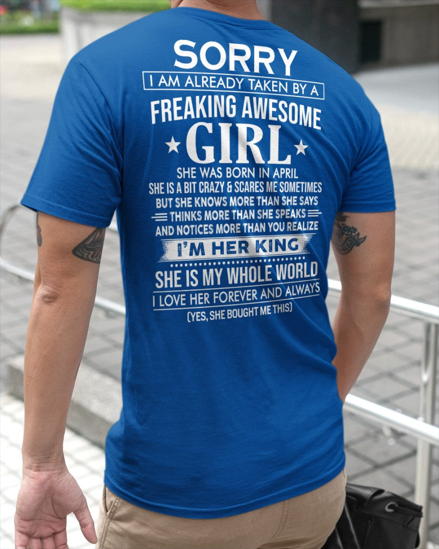 (Apr) Awesome Girl - Special gift for your boyfriend, husband - HL04 (SKU.US.02)
