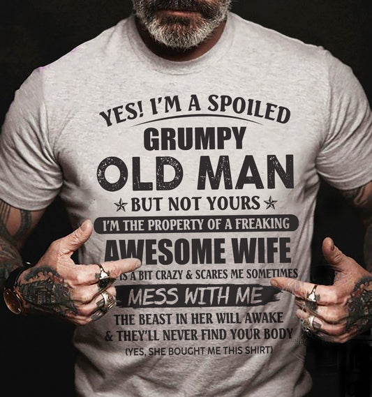 Awesome wife - Perfect gift for your husband from wife - HL00 (SKU96-68-00)