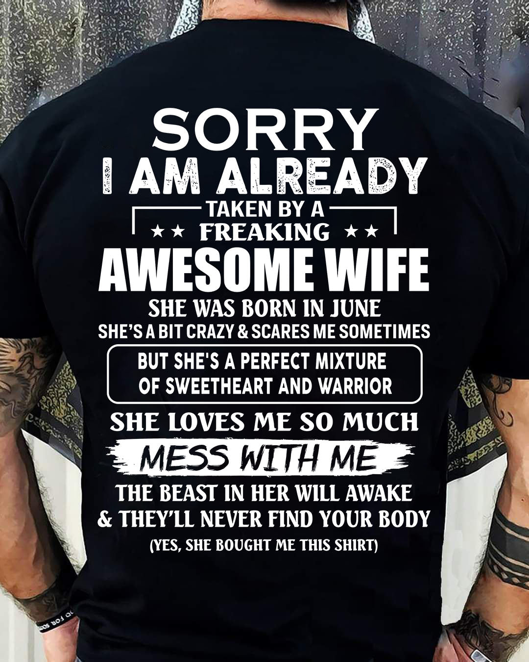 Wife June - Perfect gift for your husband - HL06 (SKU68-86-06)