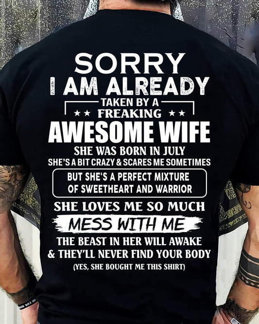 Wife July - Perfect gift for your husband - HL07 (SKU68-86-07)