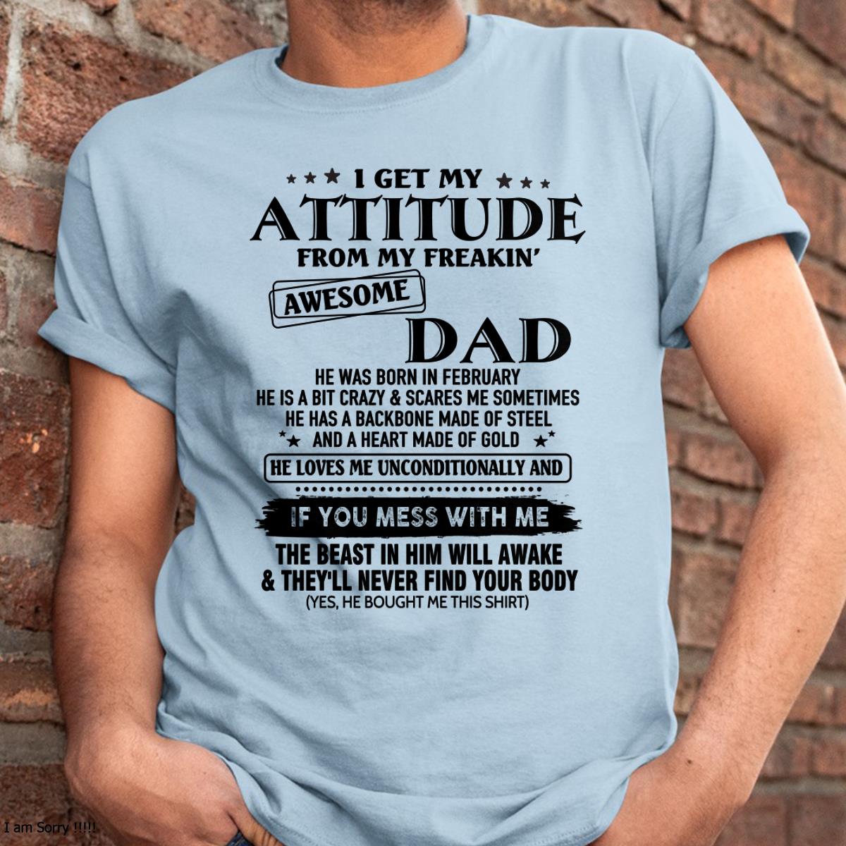 February - Gift For Son and Daughter From Dad - HL02 - (SKU-TDADC-02)