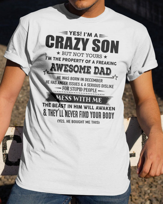 Gift for Son Tshirt - Gift For Son From Dad - HL12 (Sku.Dadson51)