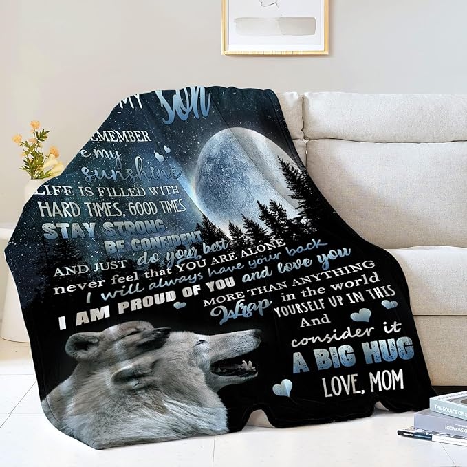 Special Gift For Your Son Blanket - From Mom