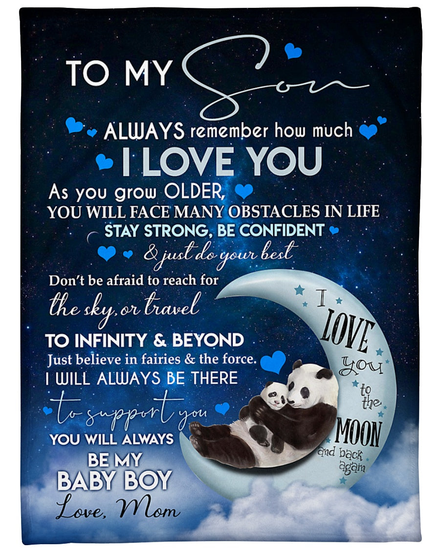 Special Gift For Your Son Blanket - From Mom
