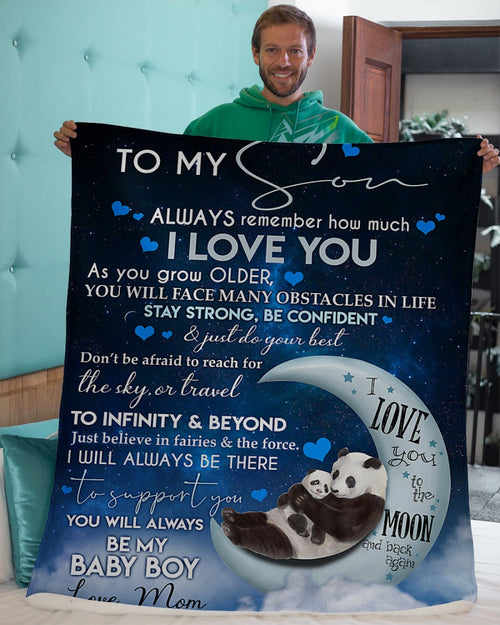Special Gift For Your Son Blanket - From Mom