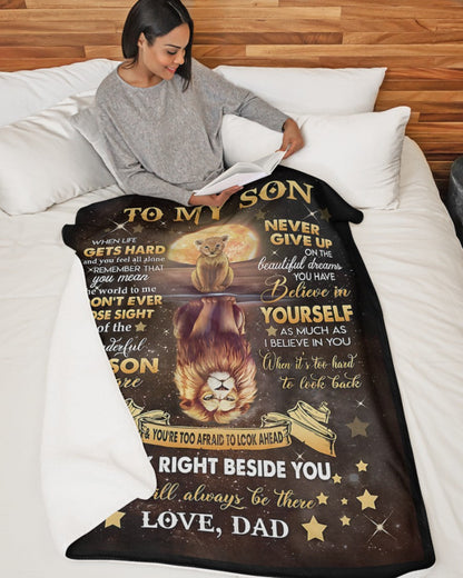 BLANKET FOR SON FROM DAD – COMFORT & WARMTH GIFT