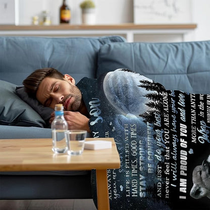 Special Gift For Your Son Blanket - From Mom