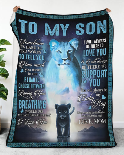 Special Gift For Your Son Blanket - From Mom (SKUB06-84)