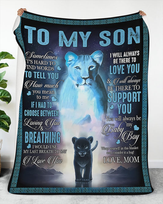 Special Gift For Your Son Blanket - From Mom (SKUB06-84)