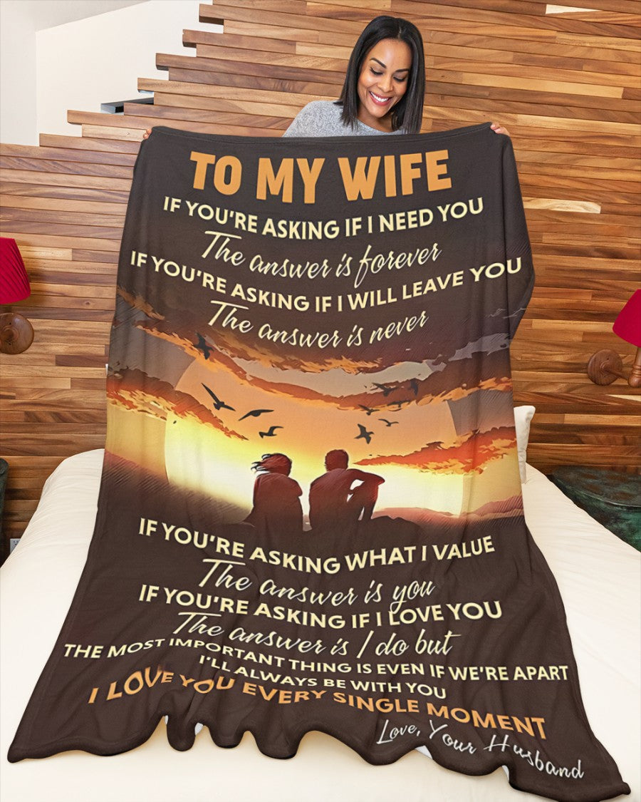 BLANKET FOR WIFE FROM HUSBAND – COMFORT & WARMTH GIFT