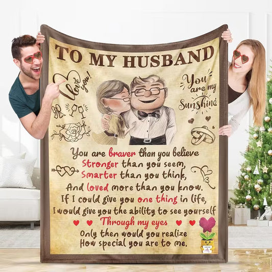 Special Gift For Your Husband Blanket - From Wife