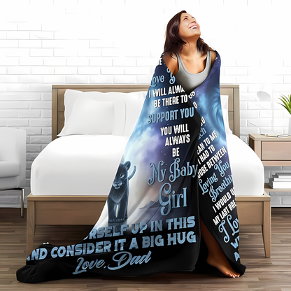Special Gift For Your Daughter Blanket - From Dad