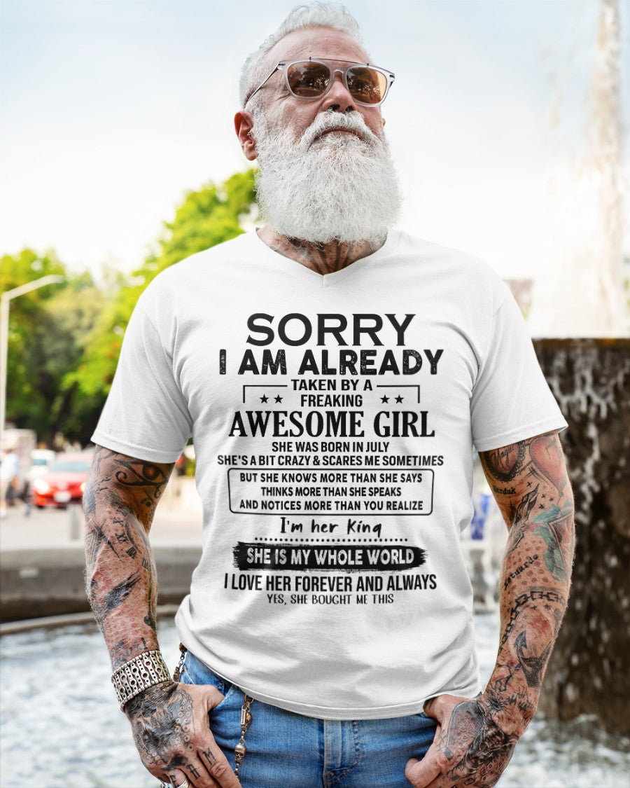 July - Awesome Girl born in July - Special gift for your boyfriend - HL07 (SKU.AT16)