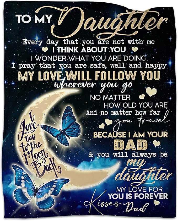 Special Gift For Your Daughter Blanket - From Dad