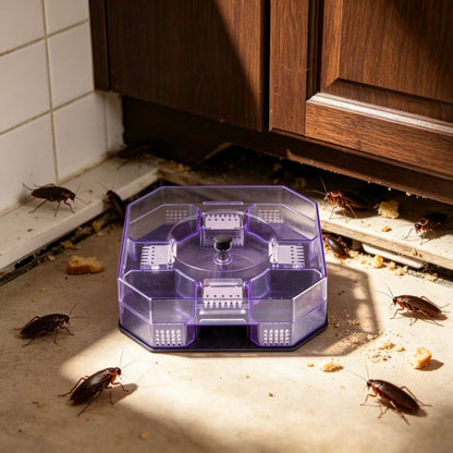 🔥Reusable Effective Roach Trap， Non-Toxic Sticky Cockroach Catcher for Kitchen Home Indoor Pest Control