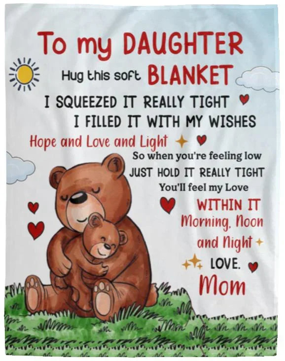 Special Gift For Your Daughter Blanket - From Mom