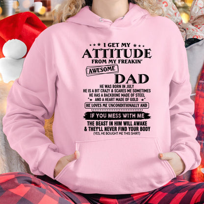 July - Gift For Son and Daughter From Dad - HL07 - (SKU-TDADC-07)