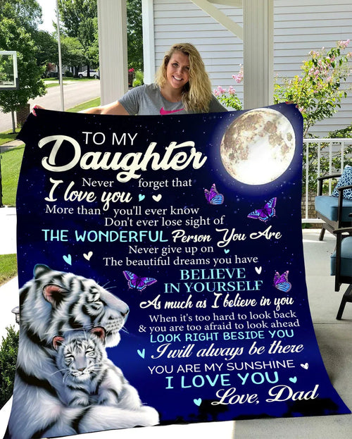 Special Gift For Your Daughter Blanket - From Dad (SKUB06-77)