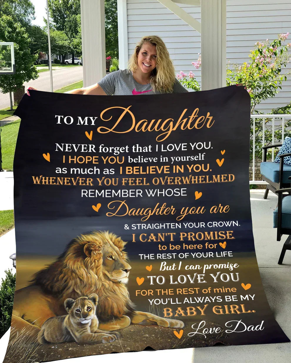 Special Gift For Your Daughter Blanket - From Dad (SKUB11-38)