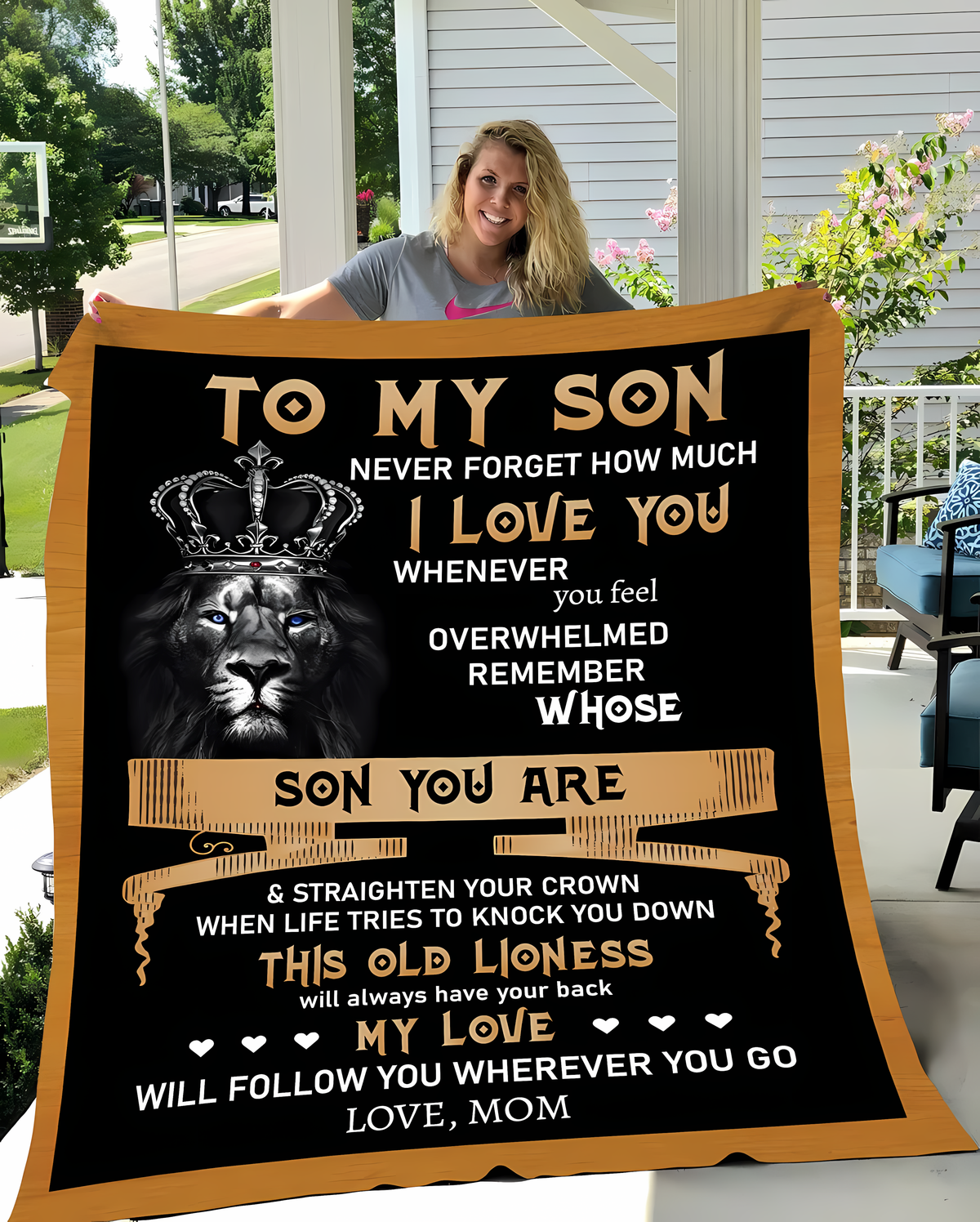 Special Gift For Your Son Blanket - From Mom