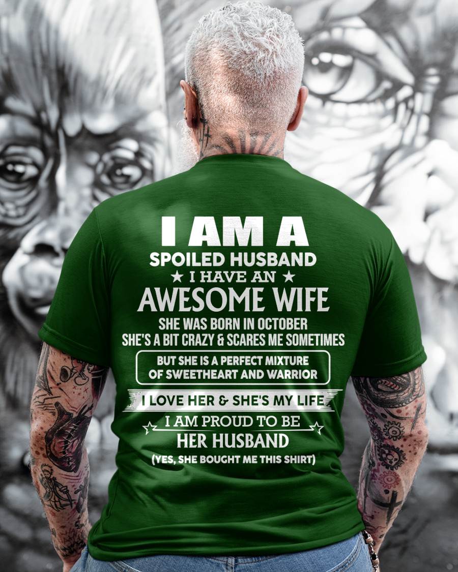 OCTOBER – AWESOME WIFE – PERFECT GIFT FOR YOUR HUSBAND – HL10 (SKU2605-256-10)