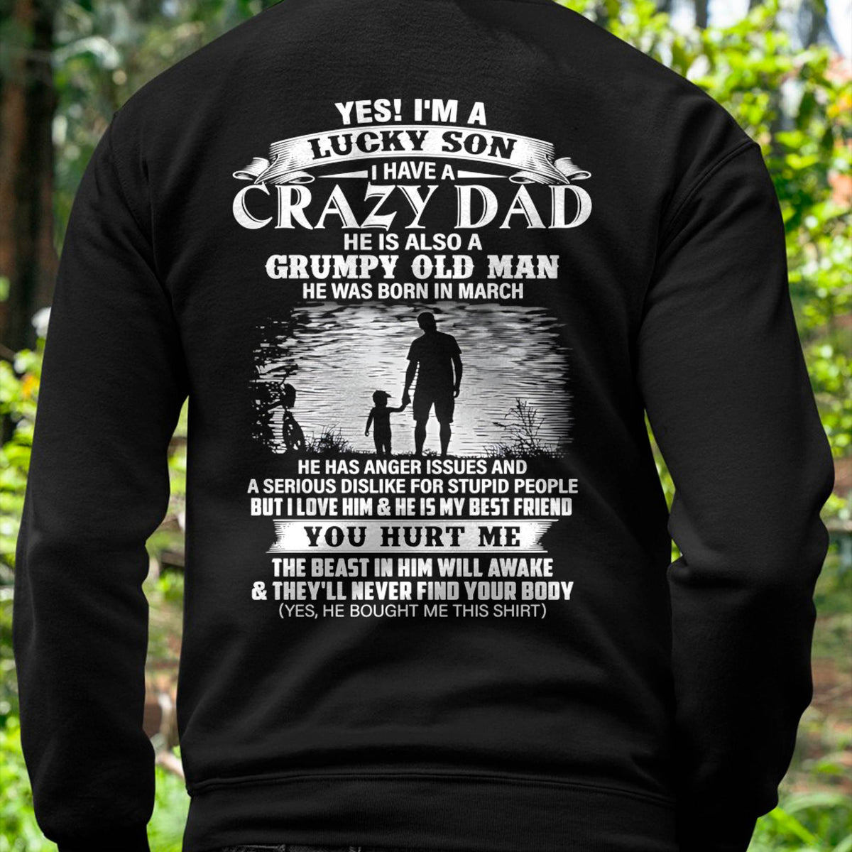 March - Gift For Son Tshirt From Dad - Funny T-shirts For Son - Special gift for your Son - HL03 (SKU2604-91-03)