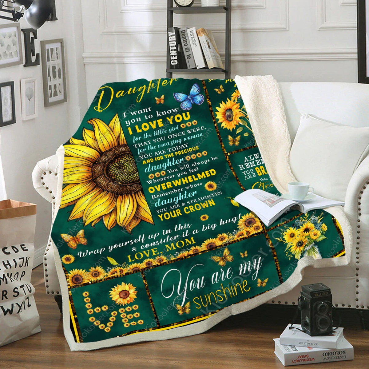 BLANKET FOR DAUGHTER FROM MOM – COMFORT & WARMTH GIFT