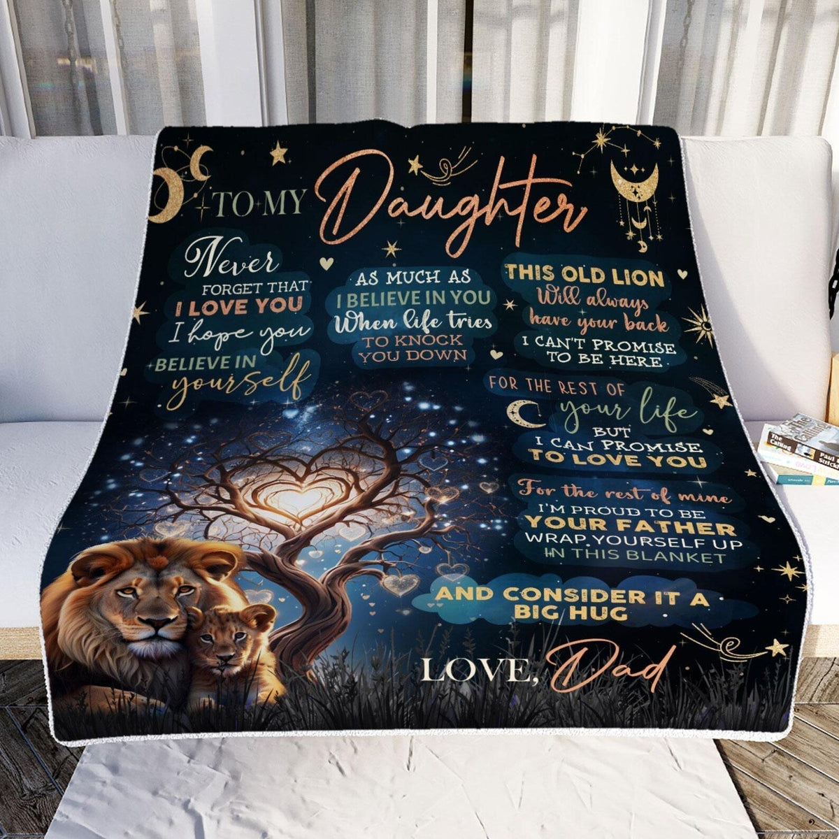 Special Gift For Your Daughter Blanket - From Dad
