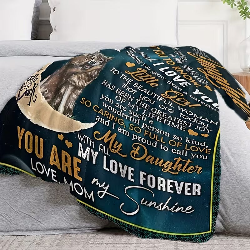 BLANKET FOR DAUGHTER FROM MOM – COMFORT & WARMTH GIFT