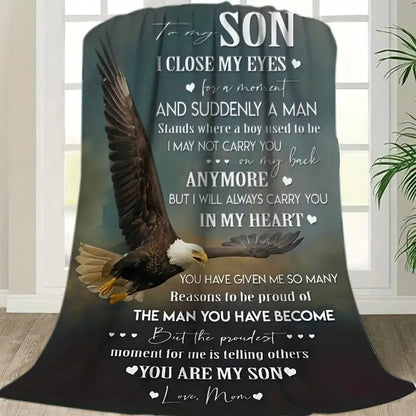 Special Gift For Your Son Blanket - From Mom