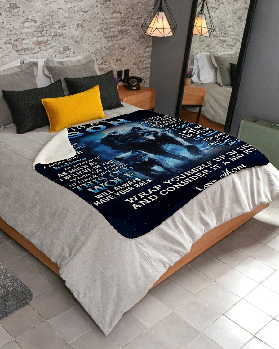 Special Gift For Your Son Blanket - From Mom (SKUB11-115)