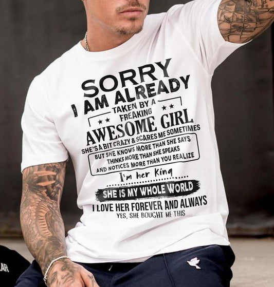 Awesome Girl - Special gift for your boyfriend from wife - HL00 (SKU.AT16)