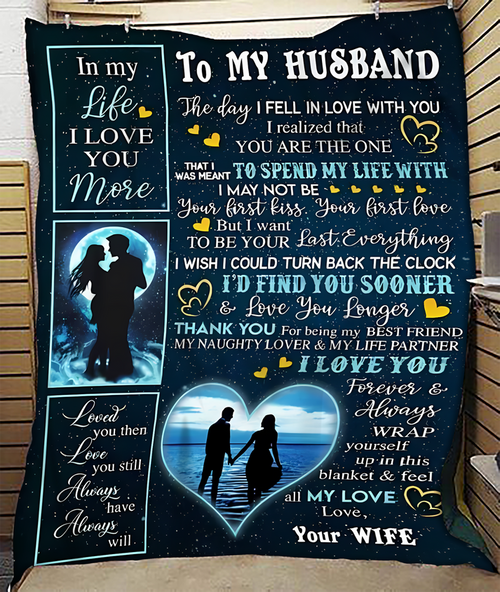 Special Gift For Your Husband Blanket - From Wife (SKU-CHAU-B12)