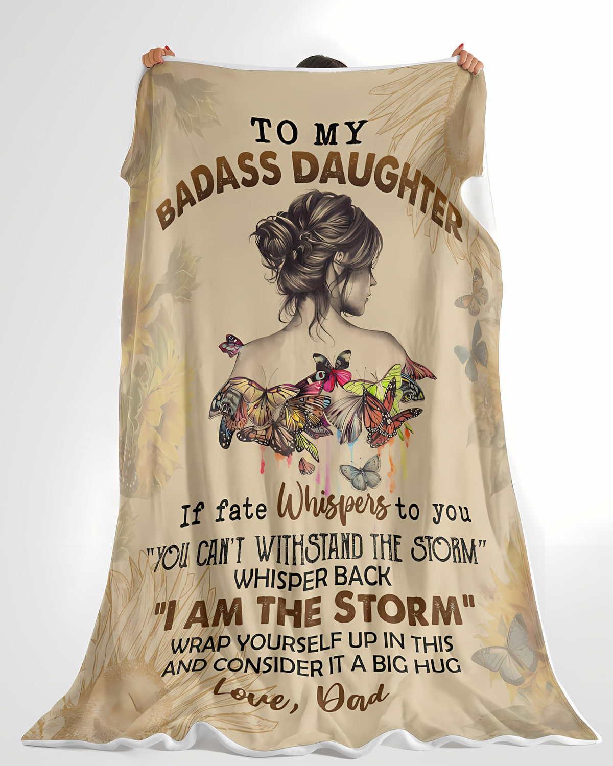 Special Gift For Your Daughter Blanket - From Dad