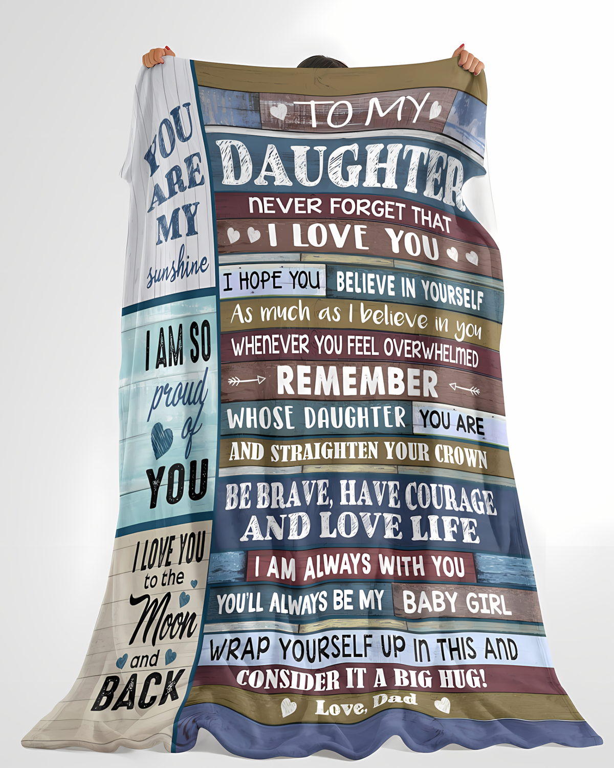 Special Gift For Your Daughter Blanket - From Dad