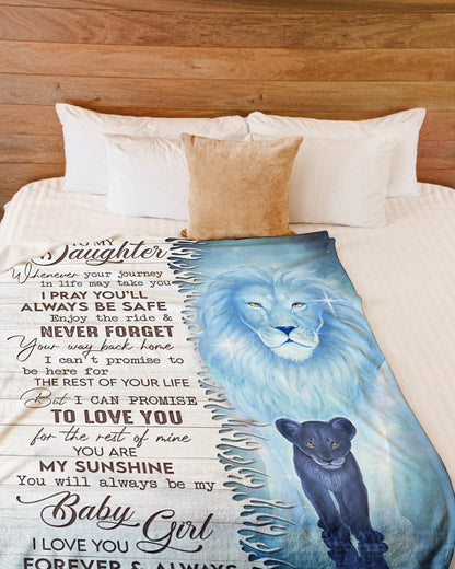 Special Gift For Your Daughter Blanket - From Dad