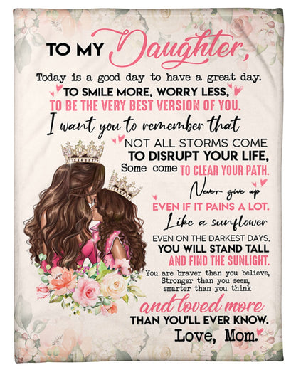 Special blanket for Daughter - From Mom blanket (SKUB06-120)