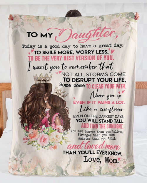 Special blanket for Daughter - From Mom blanket (SKUB06-120)