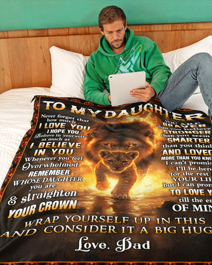 Special Gift For Your Daughter Blanket - From Dad (SKUB06-106)