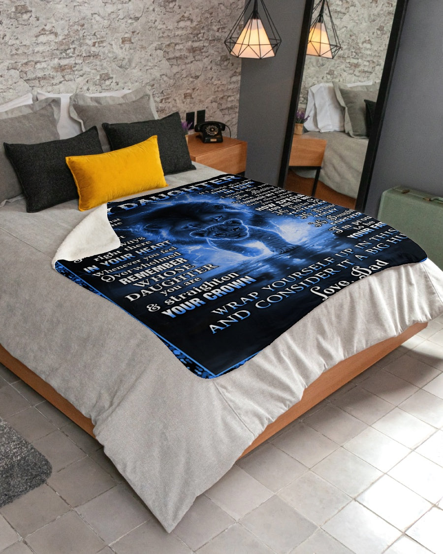 Special Gift For Your Daughter Blanket - From Dad (SKUB06-107)