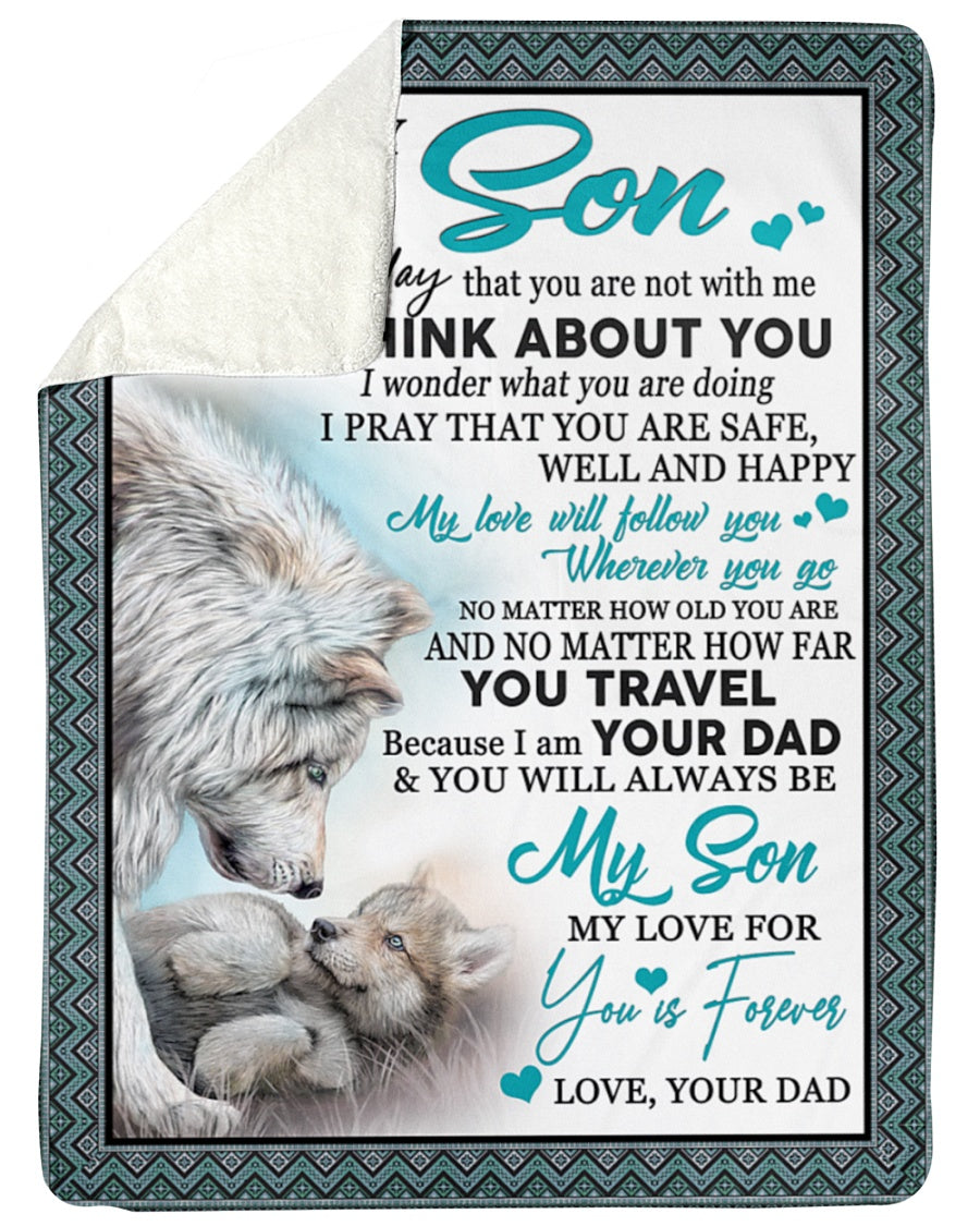 Special blanket for Son - From Dad blanket