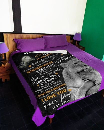 Special blanket for Son - From Mom blanket (SKU2609-149)