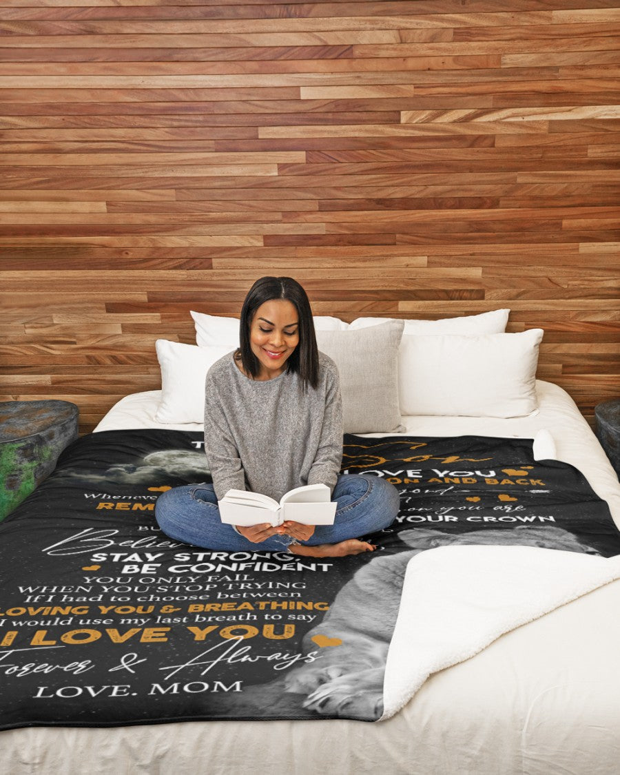 Special blanket for Son - From Mom blanket (SKU2609-149)