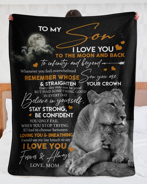Special blanket for Son - From Mom blanket (SKU2609-149)