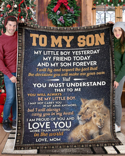 Special blanket for Son - From Mom blanket